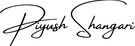 Signature of Piyush Shangari
