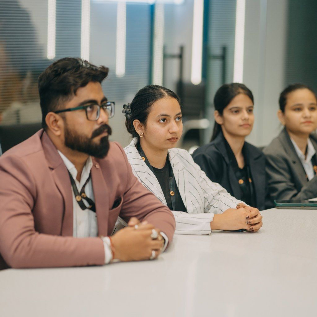 Wethonic team members during an in-office training session